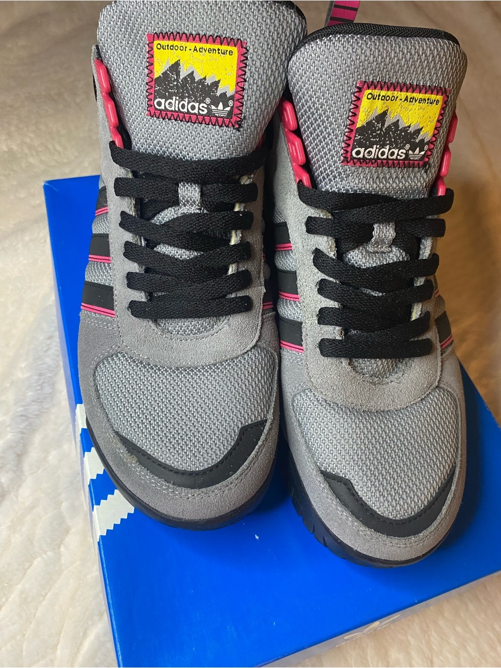 Adidas Originals ZX TR Mid Men’s 8.5 Gray Pink Sneakers G65274